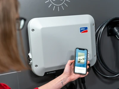 SMA EV charger nabíječka + aplikace